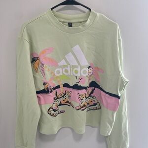 Adidas x Farm Rio Green Graphic Sweatshirt